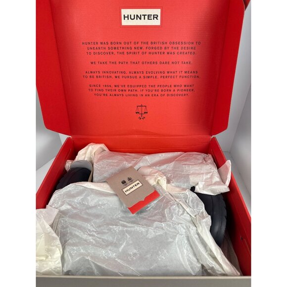 Hunter Women’s Original Back Adjusted Short Black Rubber Rain Boot size 9 - Picture 10 of 10